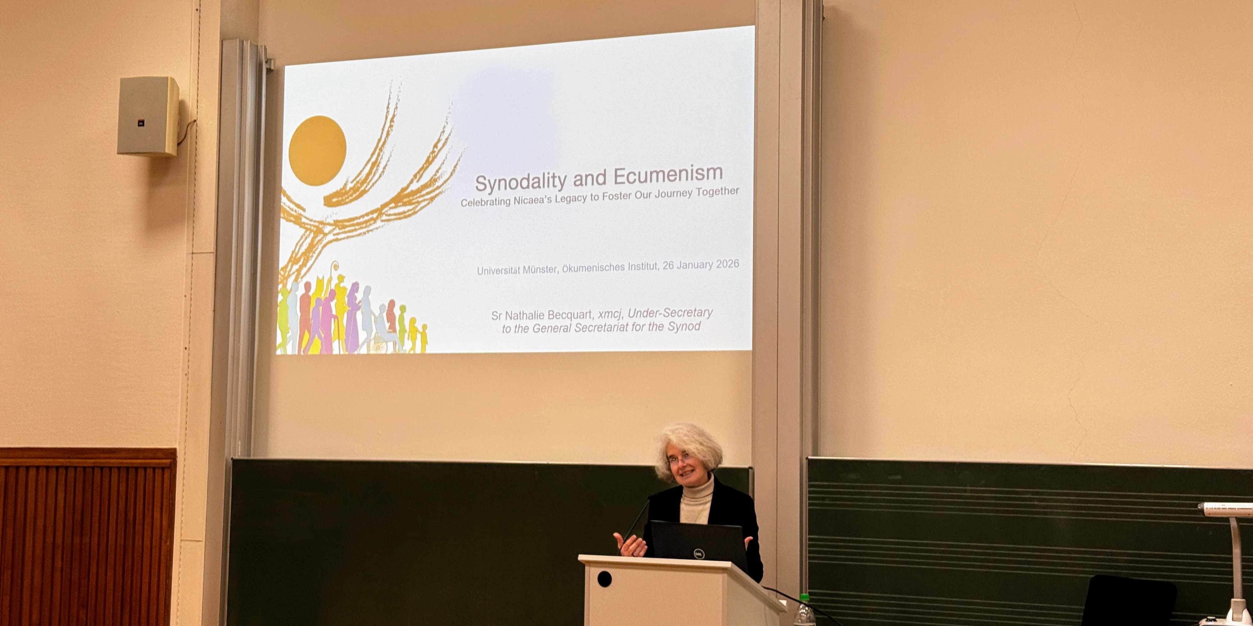 Nathalie Becquart bei der Ökumenischen Gastvorlesung