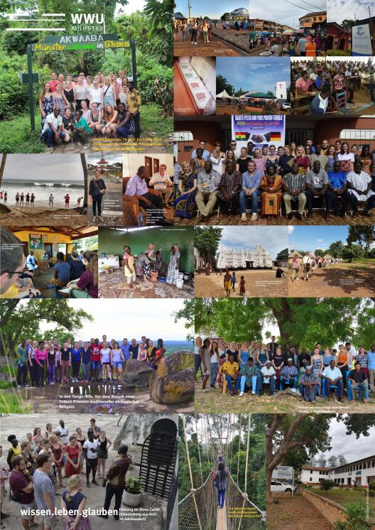 Ghana Exkursion 2019 - Collage der Reisebilder