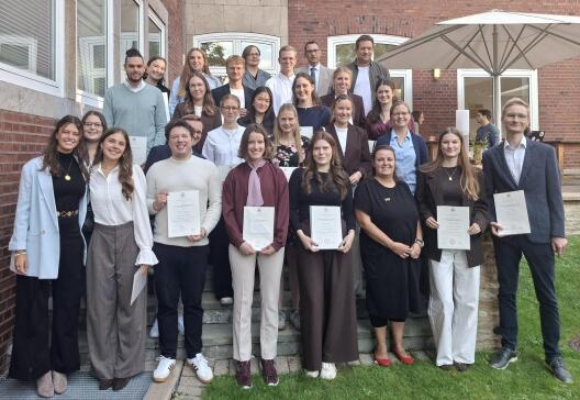 Gratulation zum Studienabschluss des Master of Education und Verleihung der vorläufigen Kirchlichen Unterrichtserlaubnis.