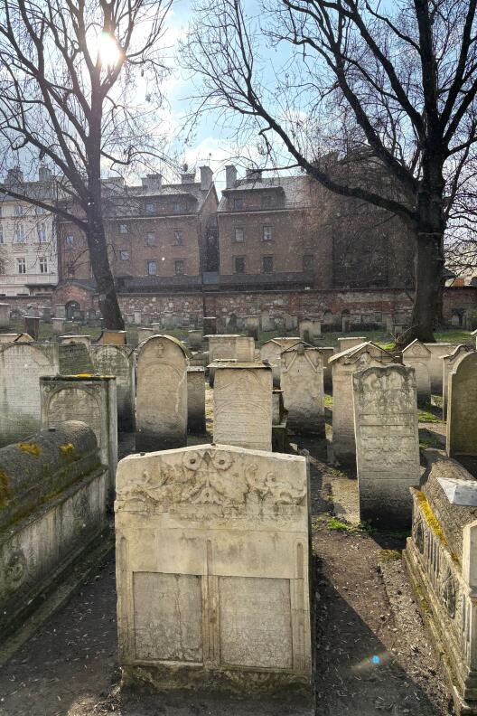 Jüdischer Friedhof in Krakau.