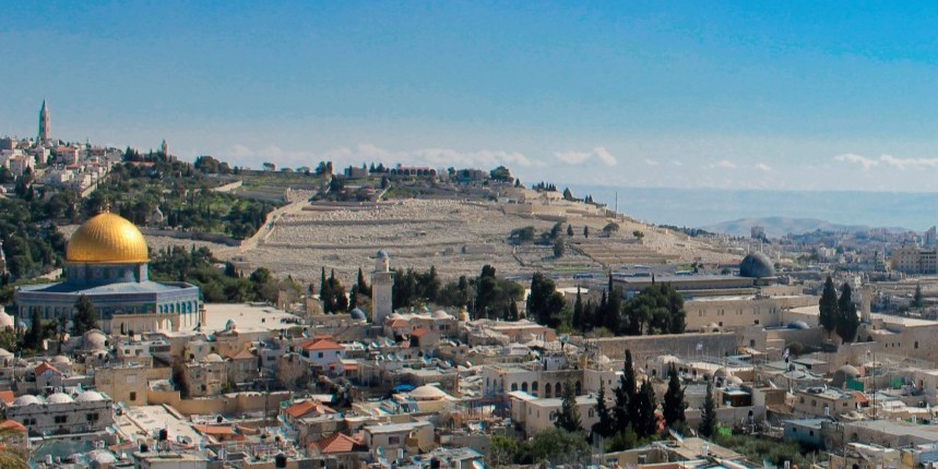 Blick auf Jerusalem