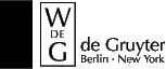 Logo des Verlags Walter de Gruyter