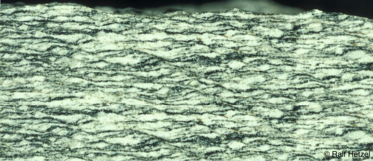 Shear bands in granite