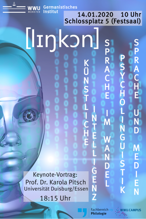 Poster des Linguistischen Nachwuchs-Kongresses 5 im Jahr 2020