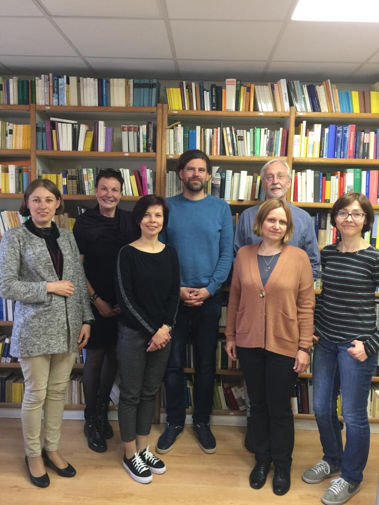 Foto der Delegation an der Uni Vilnius