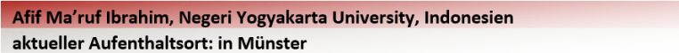 Hinweis zu Afif Ma'ruf Ibrahim