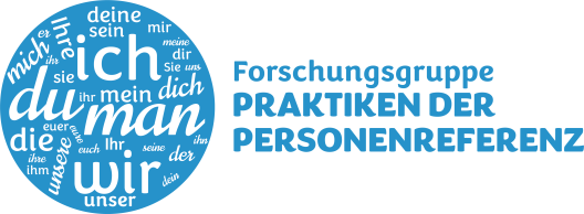 Logo der Forschungsgruppe Praktiken der Personenreferenz