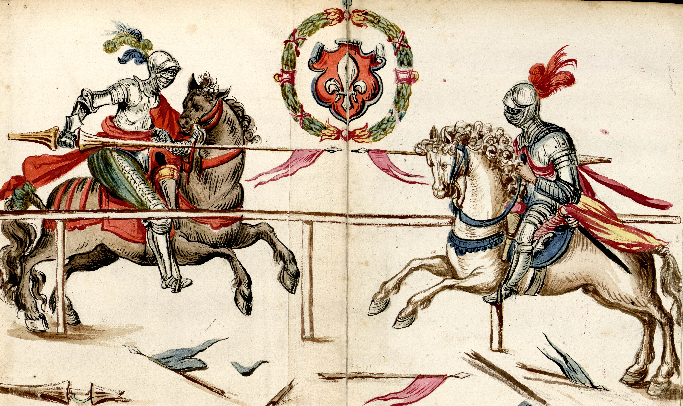 Turnier zum Fest des Roi de l'epinette (Lille, BM, ms 440)