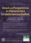 Tagung "Stand und Perspektiven der Historischen Grundwissenschaften in Deutschland"