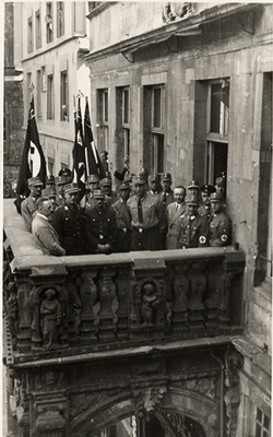 Die Leitung der Münsteraner Stadtverwaltung im März 1933 (Quelle: Stadtarchiv Münster, Fotosammlung Nr. 5060).