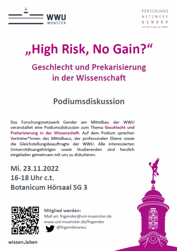 Bild Flyer Podiumsdiskussion