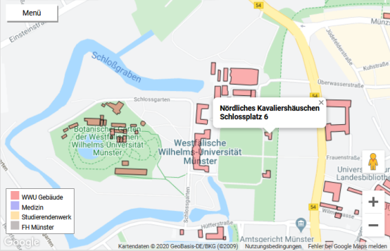 Map uni münster Map uni münster