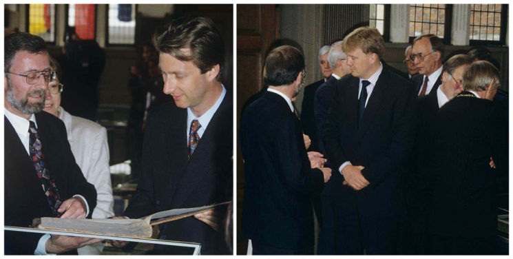 Die Kronprinzen 1995 im Haus der Niederlande