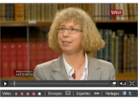 Karin Becker zu Gast in der  Fernsehsendung „Bibliothèque Médicis“