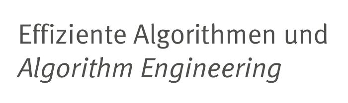 Effiziente Algorithmen und Algorithm Engineering