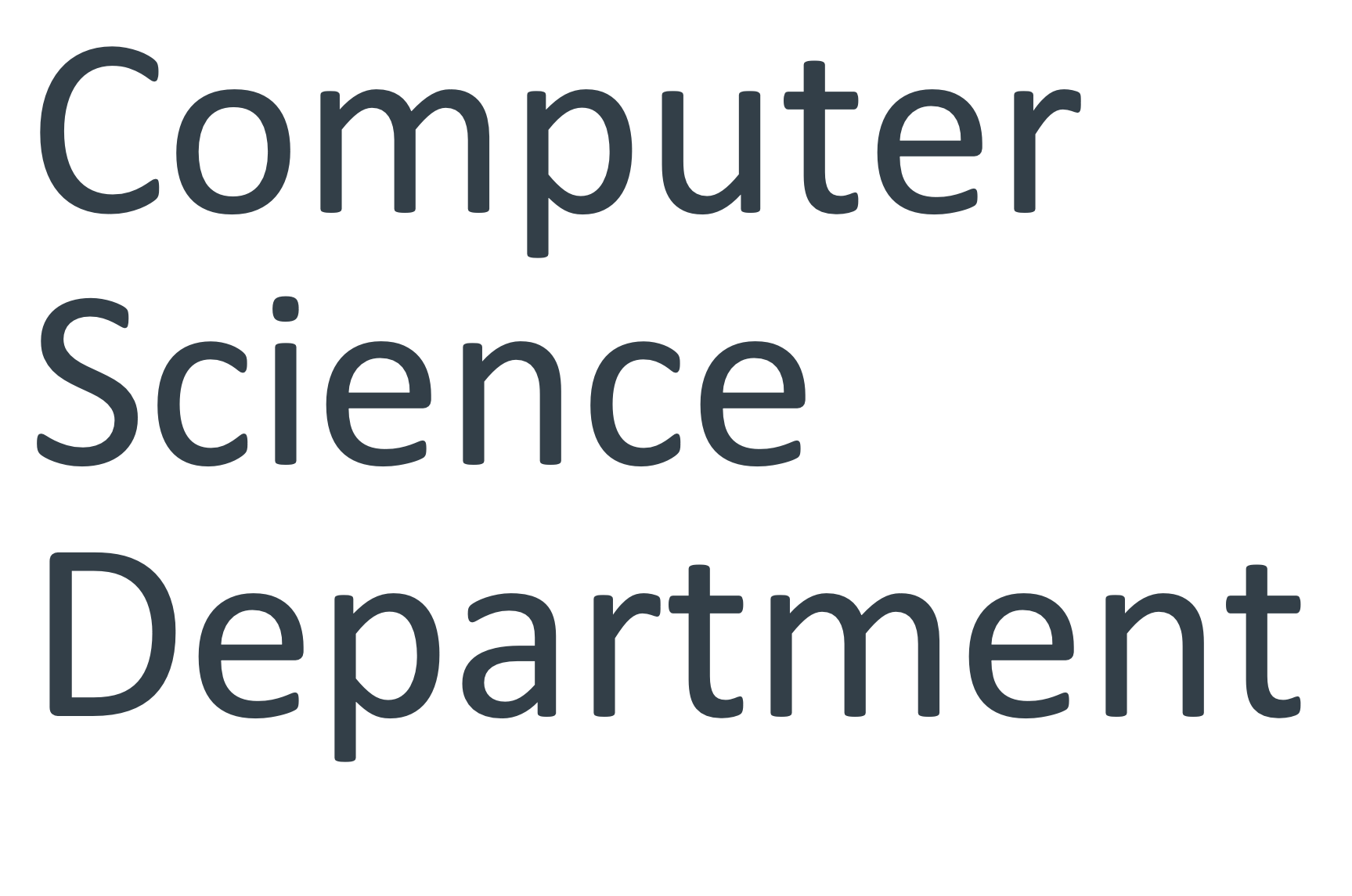 Computer Science Home