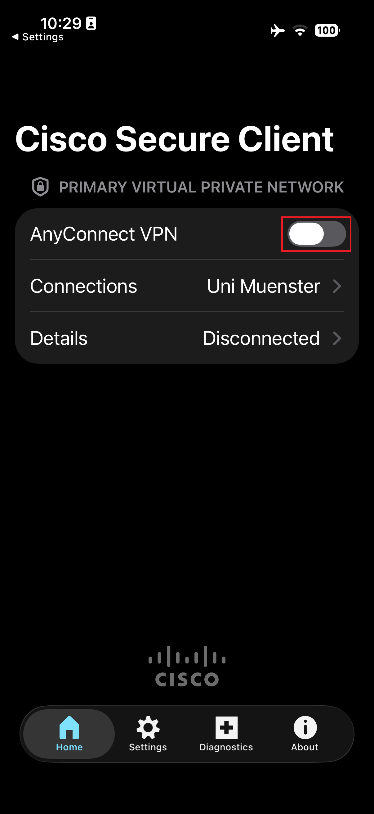 1. Establish a VPN connection