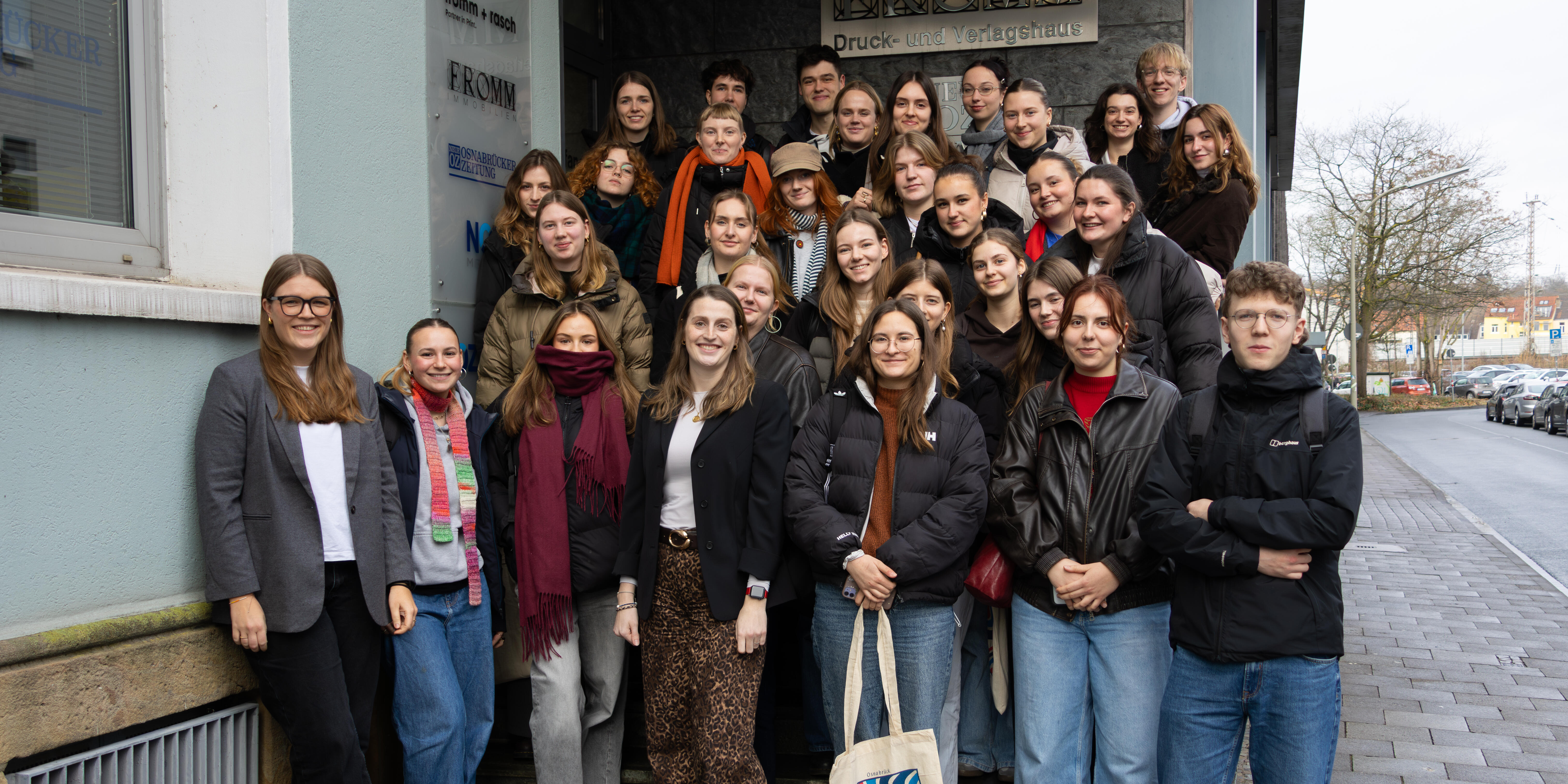 Gruppenfoto der Exkursionsteilnehmenden