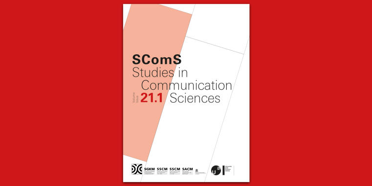 Cover der aktuellen Ausgabe der Studies in Communication Sciences mit dem Titelthema darauf.