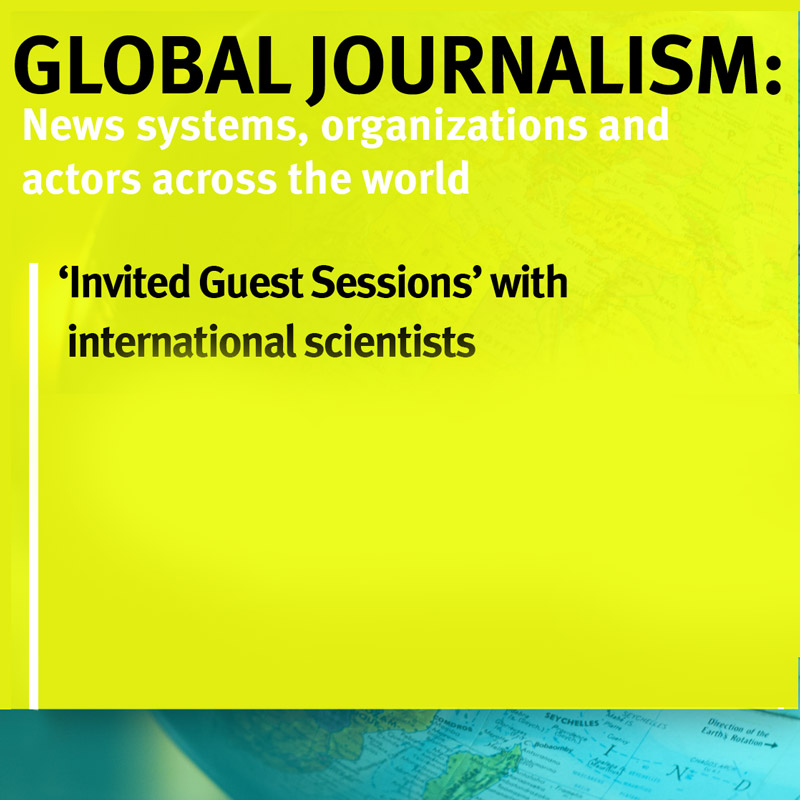 Auf Gelb: Global Journalism. News Systems, organizations and actors across the world