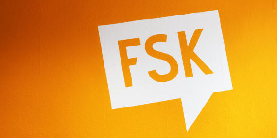 Das Logo der Fachschaft mit den Buchstaben FSK