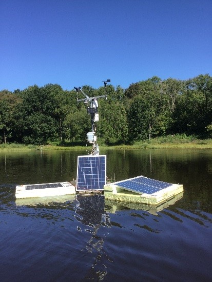 A weather station installed at Lake Windsborn