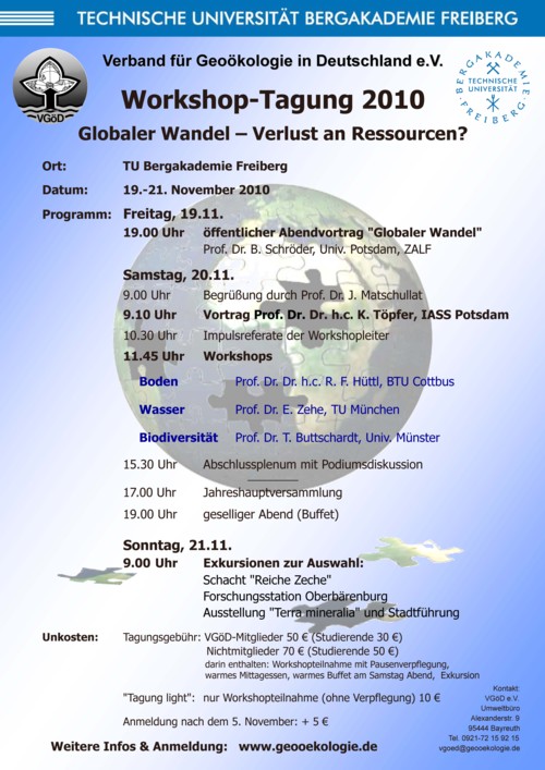 Tagung 2010 Freiberg Poster