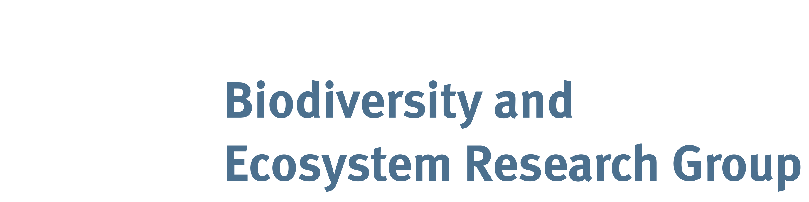 Biodiversity and Ecosystem Research Group