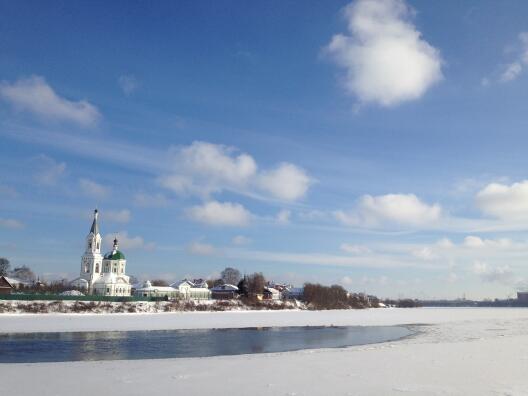 Wolga River in Tver.