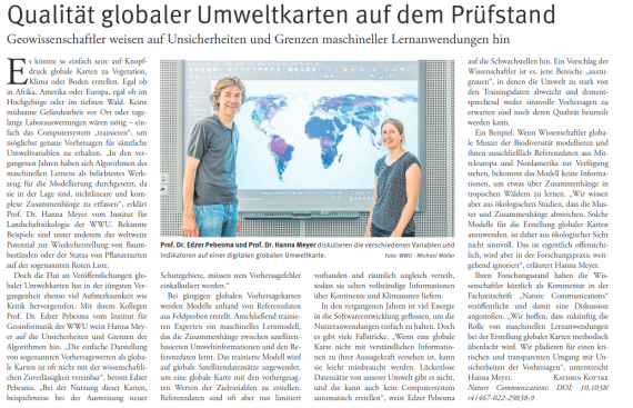 Artikel aus der Unizeitung