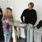 Kippzylinder in der Ausstellung