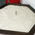 Sandpendel in der Ausstellung