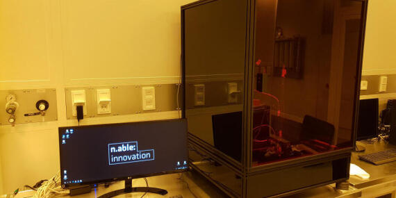 This state of the art Molecular Printer was designed and developed by n.able GmbH
