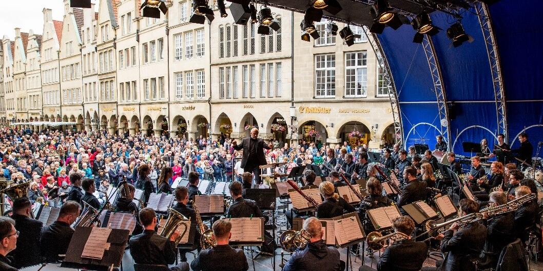 2021-03-03 Foto Orchesterakademie - Orchesterauftritt Pfingsten 2019 Auf Dem Prinzipalmarkt _c _peter Lessmann