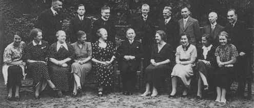 Kollegium des Deutschen Realgymnasiums in Den Haag im Jahr 1937