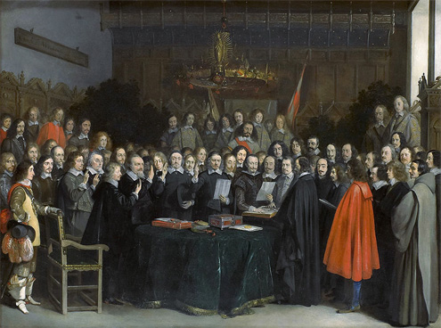 Gemälde des Westfälischen Friedens in Münster 1648