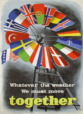 Werbeposter der USA für den Marshallplan