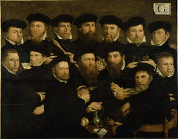 Vierzehn Fußbogenschützen der Rotte G, 1562