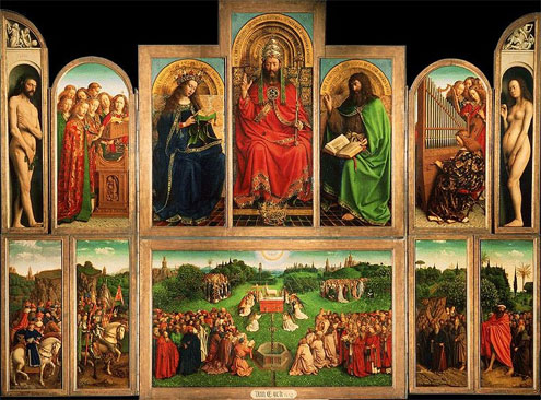 Genter Altar von Jan van Eyck: Eines der bekanntesten Werke der niederländischen Tafelmalerei