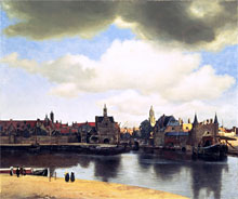 Ansicht von Delft (um 1660) von Jan Vermeer