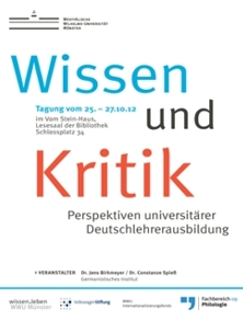20121019 Wissen Und Kritik Plakat Tagung