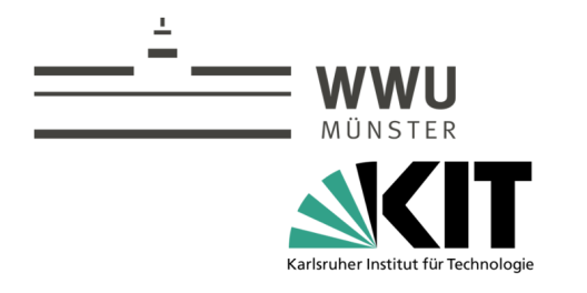 Logos von WWU und KIT