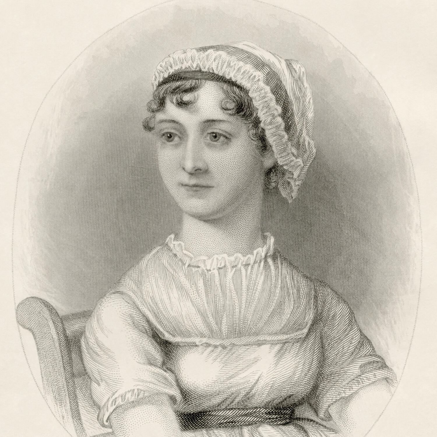 Porträt von Jane Austen (1775 – 1817), gezeichnet von ihrer Schwester 