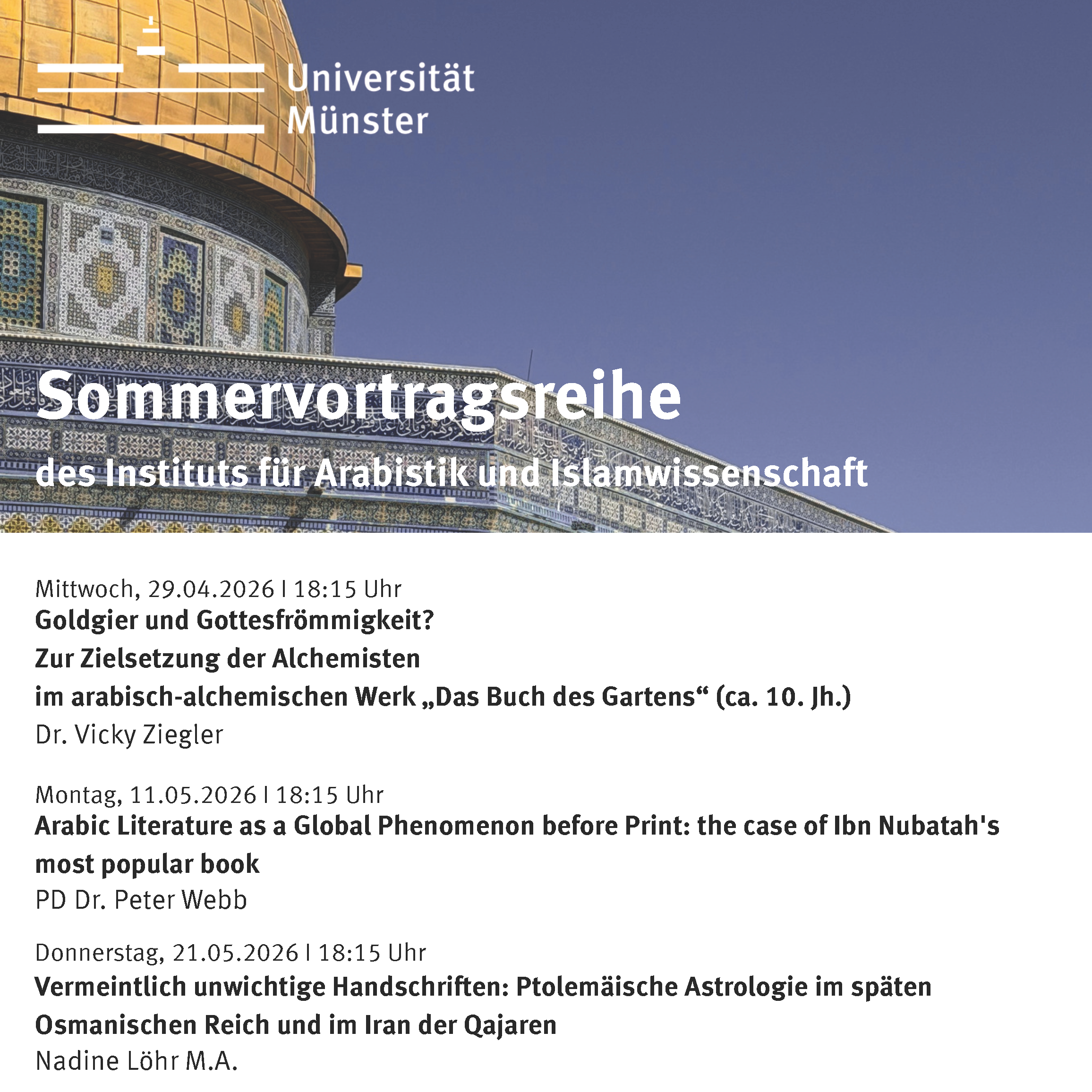 Ausschnitt aus dem Veranstaltungsplakat