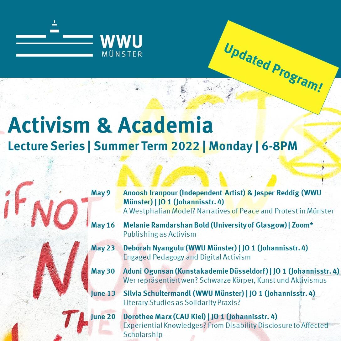 Ringvorlesung "Activism & Academia"