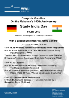Plakat des Study India Days