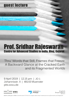 Veranstaltungsplakat Gastvortrag Prof. Rajeswaran