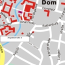 Part of the city map Münster
