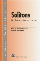 Solitons Nonlinear Pulse And Beams