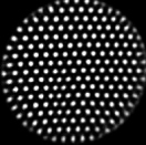 Spontan gebildetes Hexagonmuster